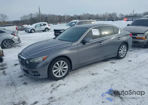 2015 Infiniti Q50 from USA, damaged, VIN JN1BV7ARXFM413273